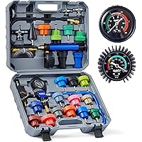 Orion Motor Tech Coolant Pressure Tester Kit, 31pc Master Coolant Vacuum Refill Kit with 23 Radiator Adapters, Radiator Cooli