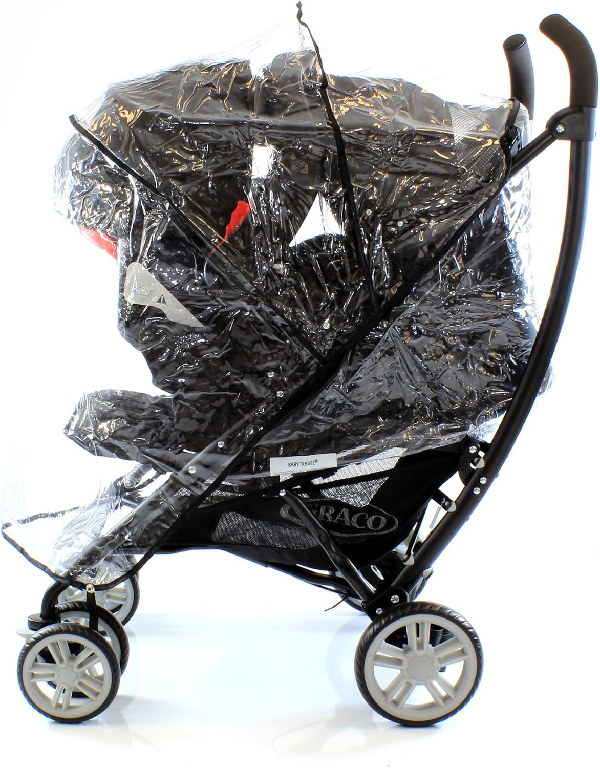 hauck double buggy rain cover