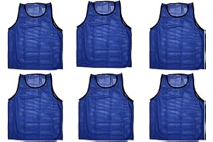 BlueDot Trading Adult & Youth Scrimmage Training Vests for Soccer, Basketball & More – Available in 1, 6, 12, 24 Packs