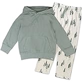HonestBaby unisex-baby Hoodie Lounge Set 100% Organic Cotton for Infant Baby and Toddler, Boys, Girls