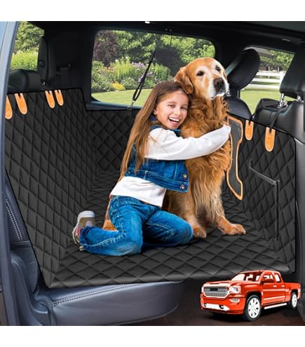 Dog Seat Cover And Bed For Trucks Back Seat Extender And Hammock