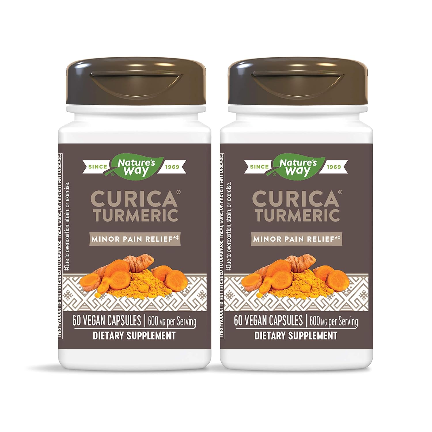Nature's Way Curica Turmeric Bioavailable Curcumin Pain Relief, 60