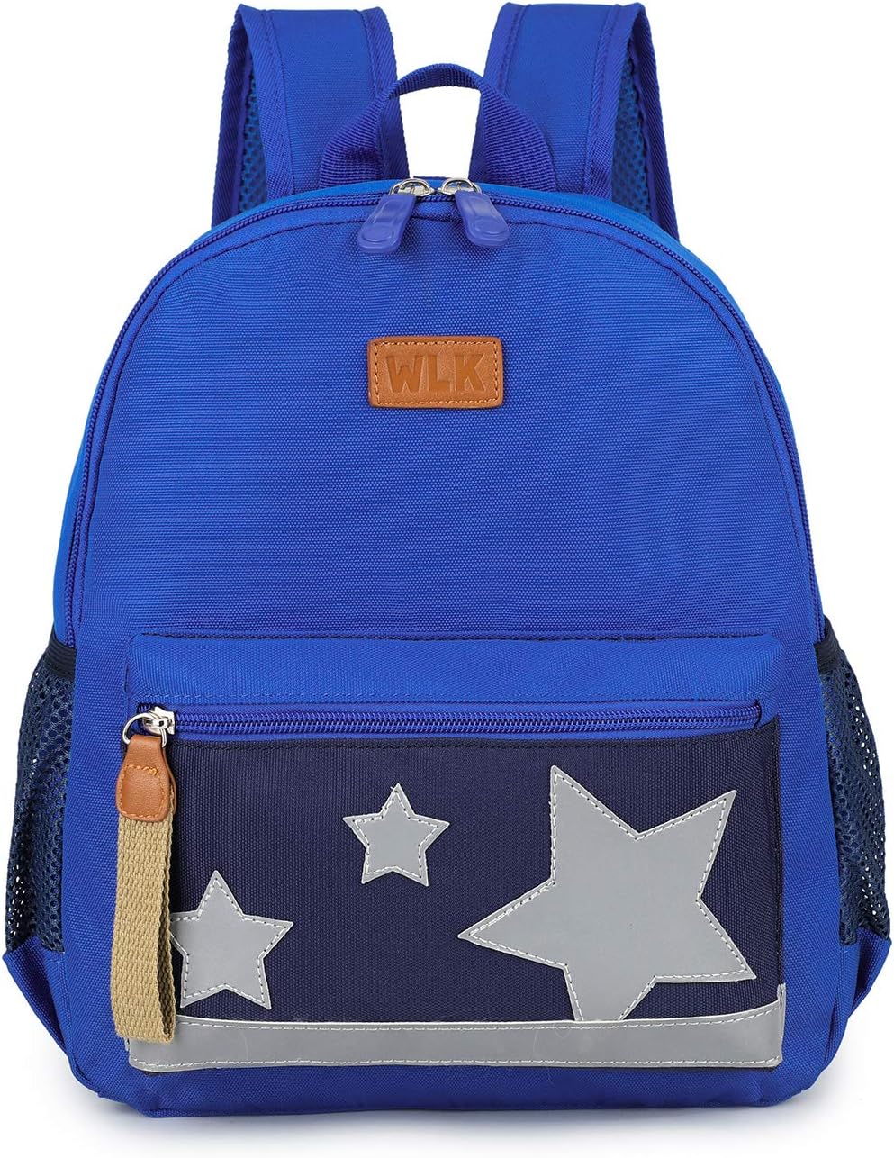 willikiva Print Star 12 Kindergarten Backpack for Kids Girls and Boys,Waterproof Preschool Toddler Backpack Wiht Leash and Safety Harness
