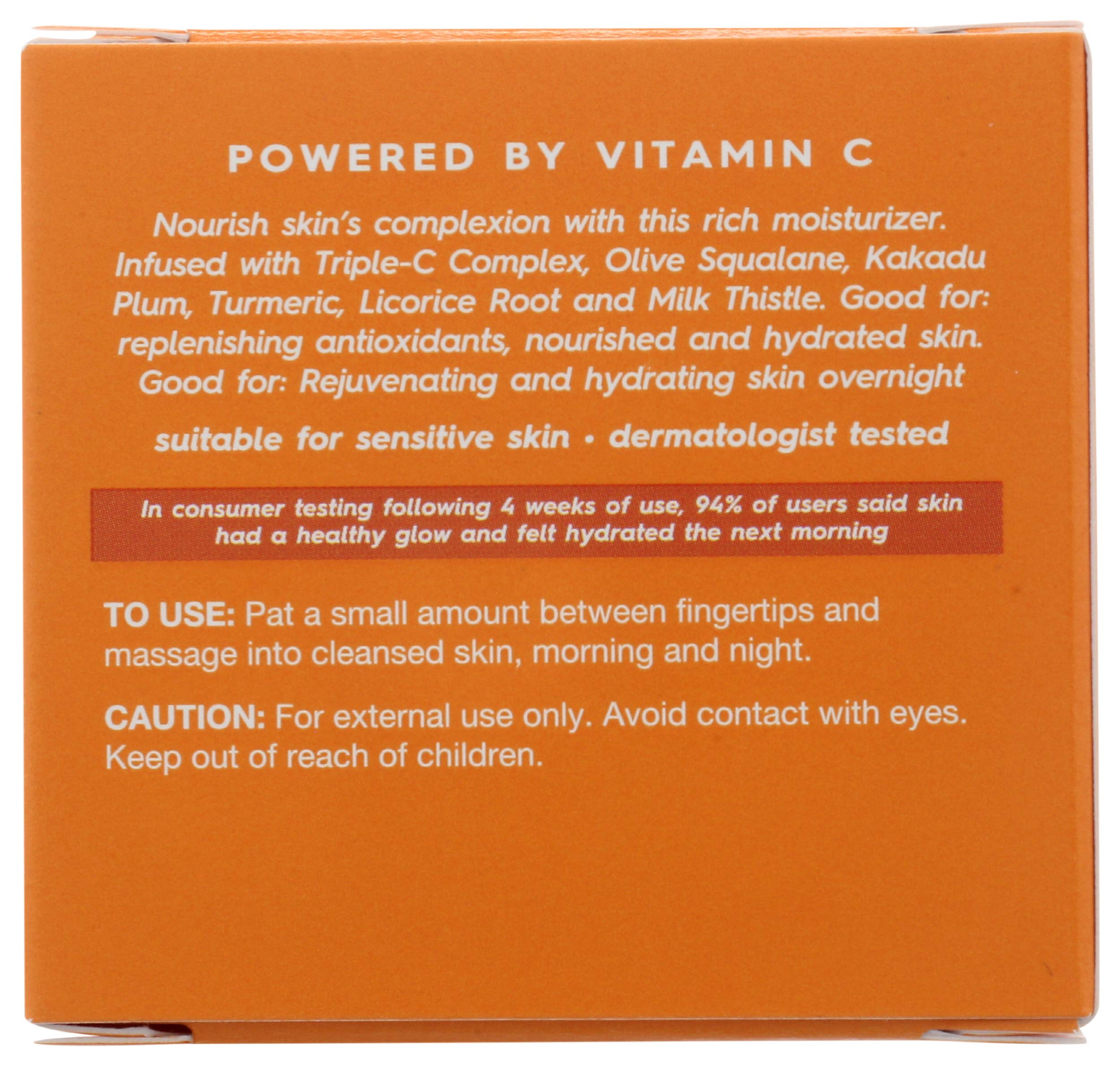 Avalon Organics Skin Moisturizer with Vitamin C, 1.7 Oz, Dermatologist Tested, Plant-Based Formula, Cruelty-Free