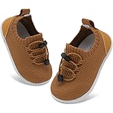 FEETCITY Baby Shoes Boys Girls First Walking Shoes Infant Sneakers Crib Shoes Breathable Lightweight Slip On Shoes