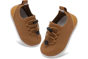 FEETCITY Baby Shoes Boys Girls First Walking Shoes Infant Sneakers Crib Shoes Breathable Lightweight Slip On Shoes