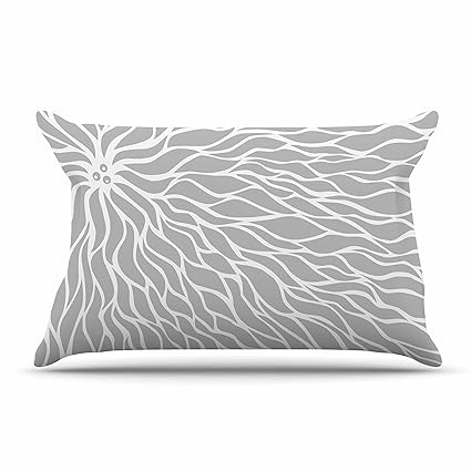Amazon Com Kess Inhouse Nl Designs Swirls Grey Wave Pattern