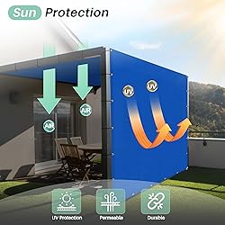 SunnyRoyal 17'x36' Sun Shade Sail Straight Edge
