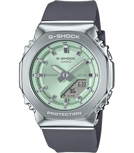 Amazon.com: Casio G-Shock Small Octagonal Analog-Digital Silver