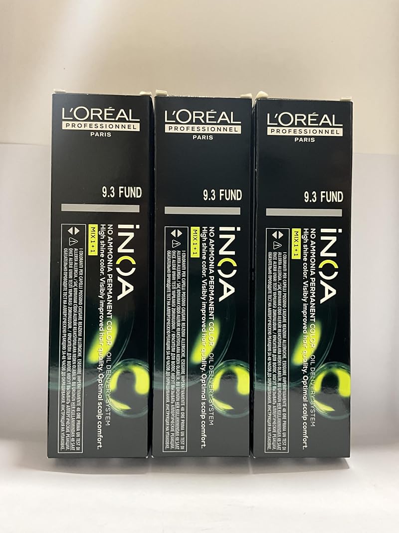 LOréal Professionnel Inoa 6 Dark Blonde 3 x 60 ml No Ammonia