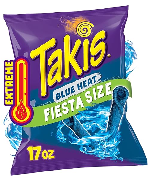 TAKIS BLUE HEAT 17 OZ FIESTA SIZE BAG,...