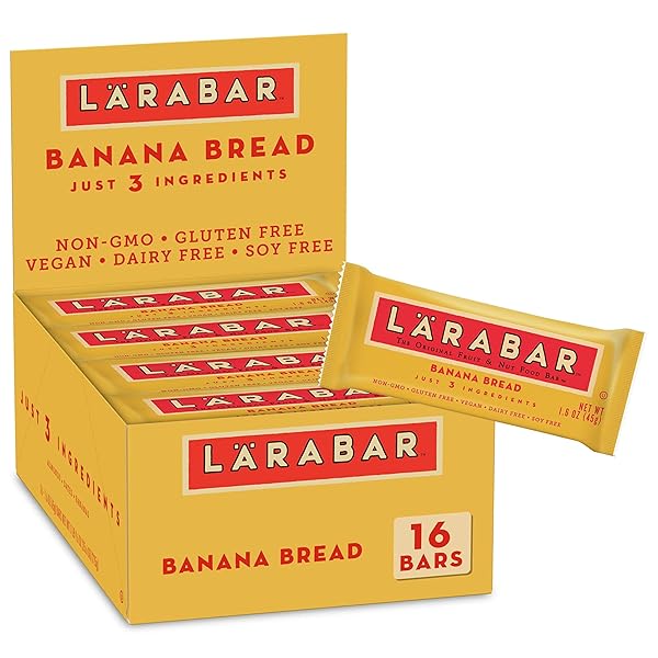 LARABAR BANANA BREAD, FRUIT AND NUT BARS, 5G...