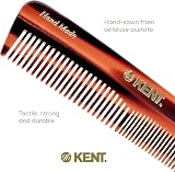 KENT Handmade Pocket Comb R7T Small Fine to Medium Hair Styling Detangling Wet view 5