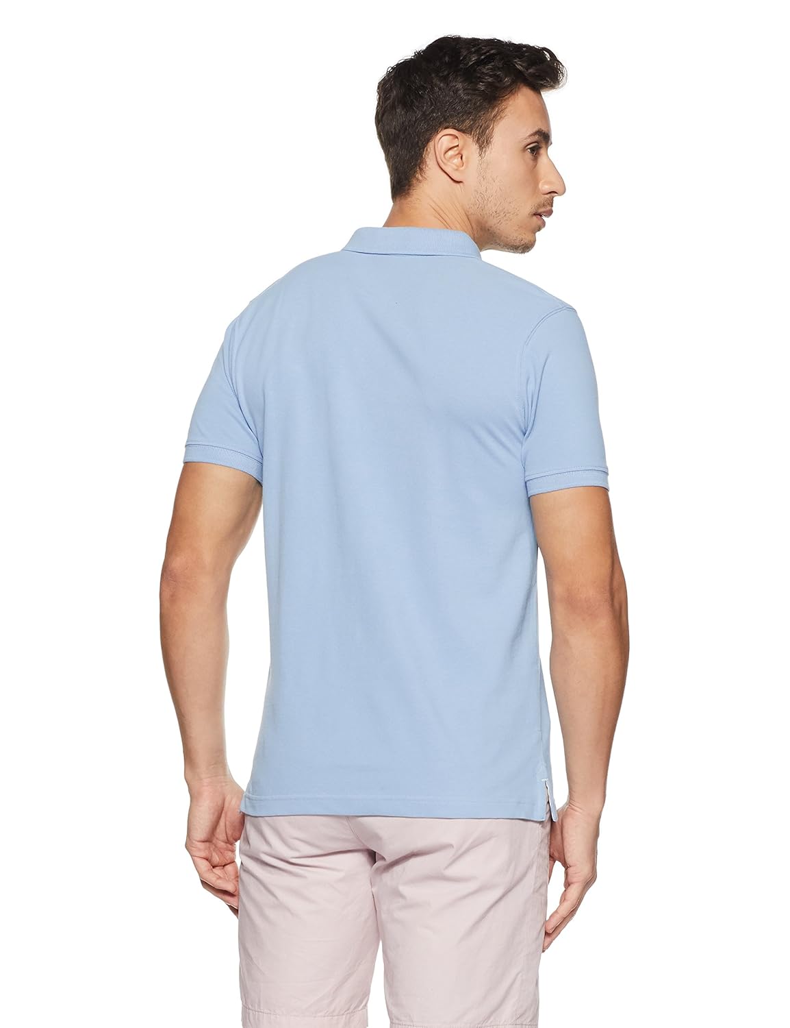 wrangler men's solid regular fit polo