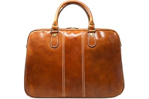 Floto Venezia Slim Leather Laptop Briefcase