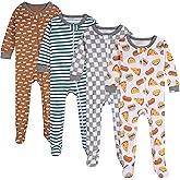 Onesies Brand Baby Boys' 4-pack Footed Pajamas