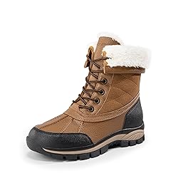 DREAM PAIRS Snow Boots for Women Waterproof Mid
