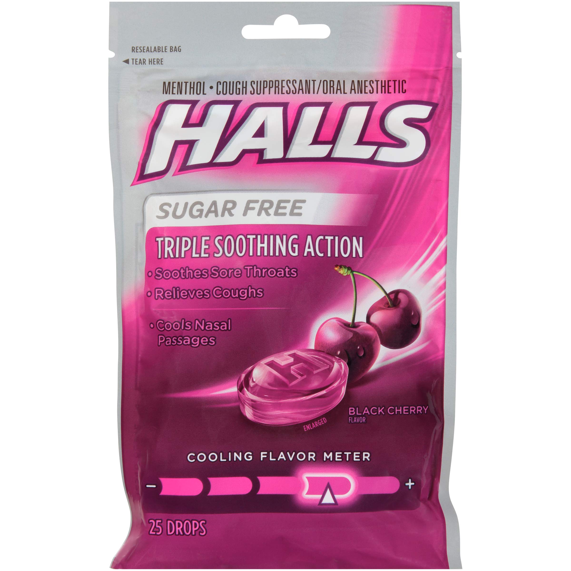 Halls Mountain Menthol Sugar Free Cough Drops Bulk Pack 840 Drops (12 packs of