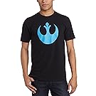Star Wars Men's Rebellious One T-Shirt, Black, X-Large