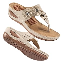 FUDYNMALC Wedge Sandals for Women Summer