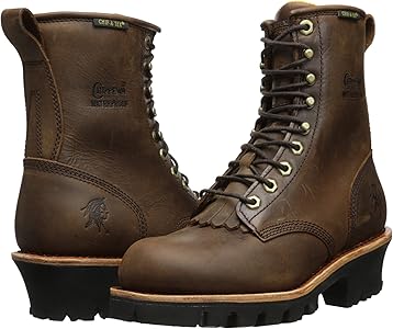 chippewa women's logger work boots