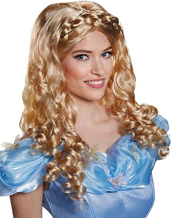 Amazon Com Disney Princess Cinderella Movie Blonde Curls Wig