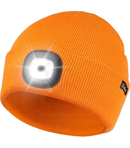MELASA Unisex LED Beanie with The Light, USB Rechargeable  display picture 2