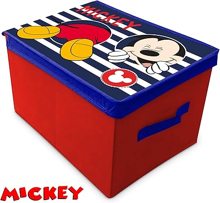 SUNCITY Mickey Caja Guarda Juguetes Plegable, Multicolor, 40 X 30 X 25 Cm: Amazon.es: Hogar