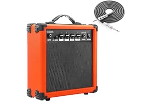 CXLWZ Electric Guitar Amp 20 Watt Amplifier Portable Amp with Headphone Input Gain Powe Including Professional Noise Reductio