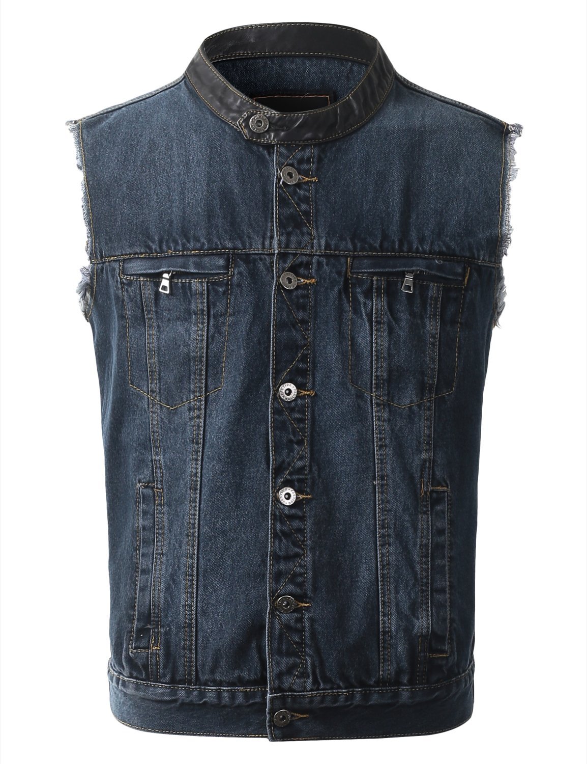 mandarin denim jacket