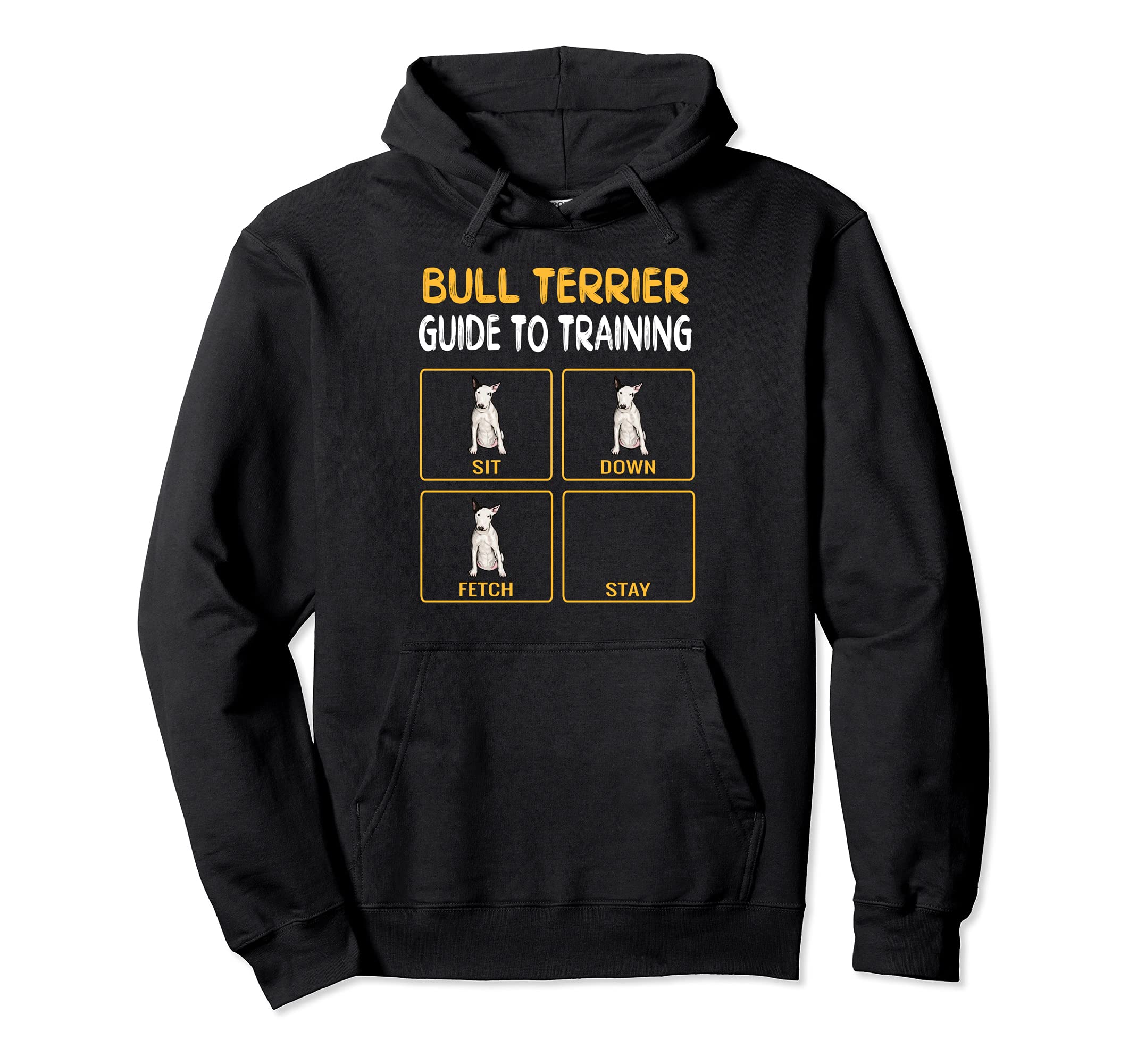 Funny Bull Terrier Guide To Training Dog Obedience Trainer Pullover Hoodie