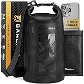 Gardava Faraday Bag, Military Grade Shield Bag, Waterproof EMP Cage, Dry Bag for Laptops & Phones, Go Dark Large Faraday Bags