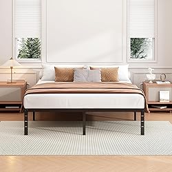 Hafenpo 16 Inch Full Bed Frame - Sturdy Metal