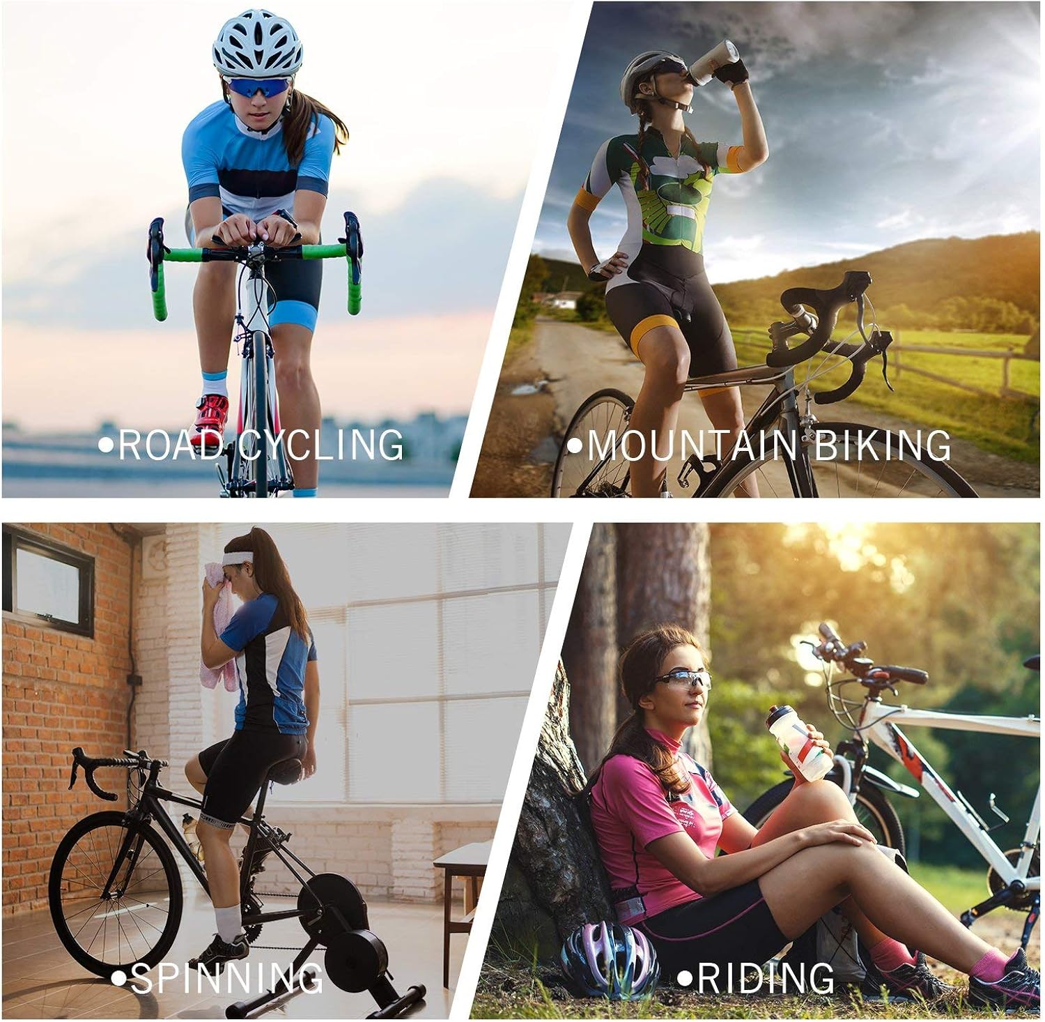 BALEAF Women's Cycling Underwear Padded Bike Shorts Biking Bicycle Mountain Bike: Clothing
