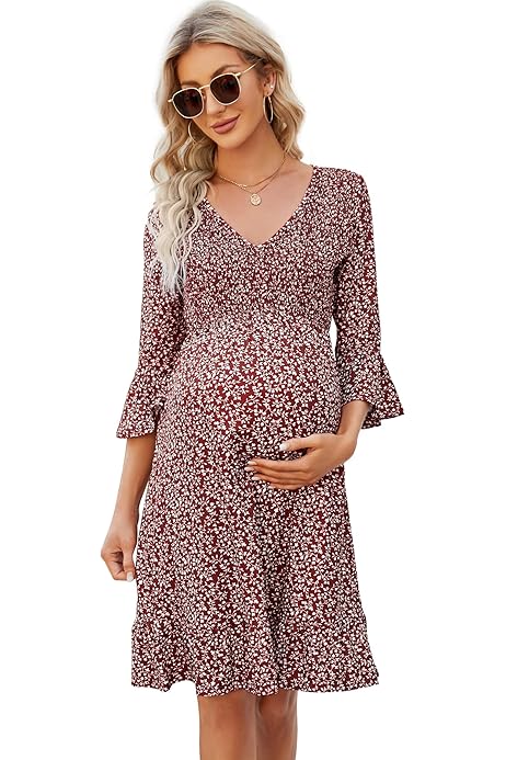 BLWOENS Vestido Casual Para Mujer-Negro