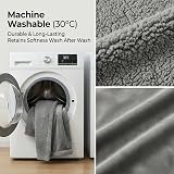 Onarway Waterproof Dog Blanket Large 100x145cm Grey Fleece Bed Sofa Car view 6