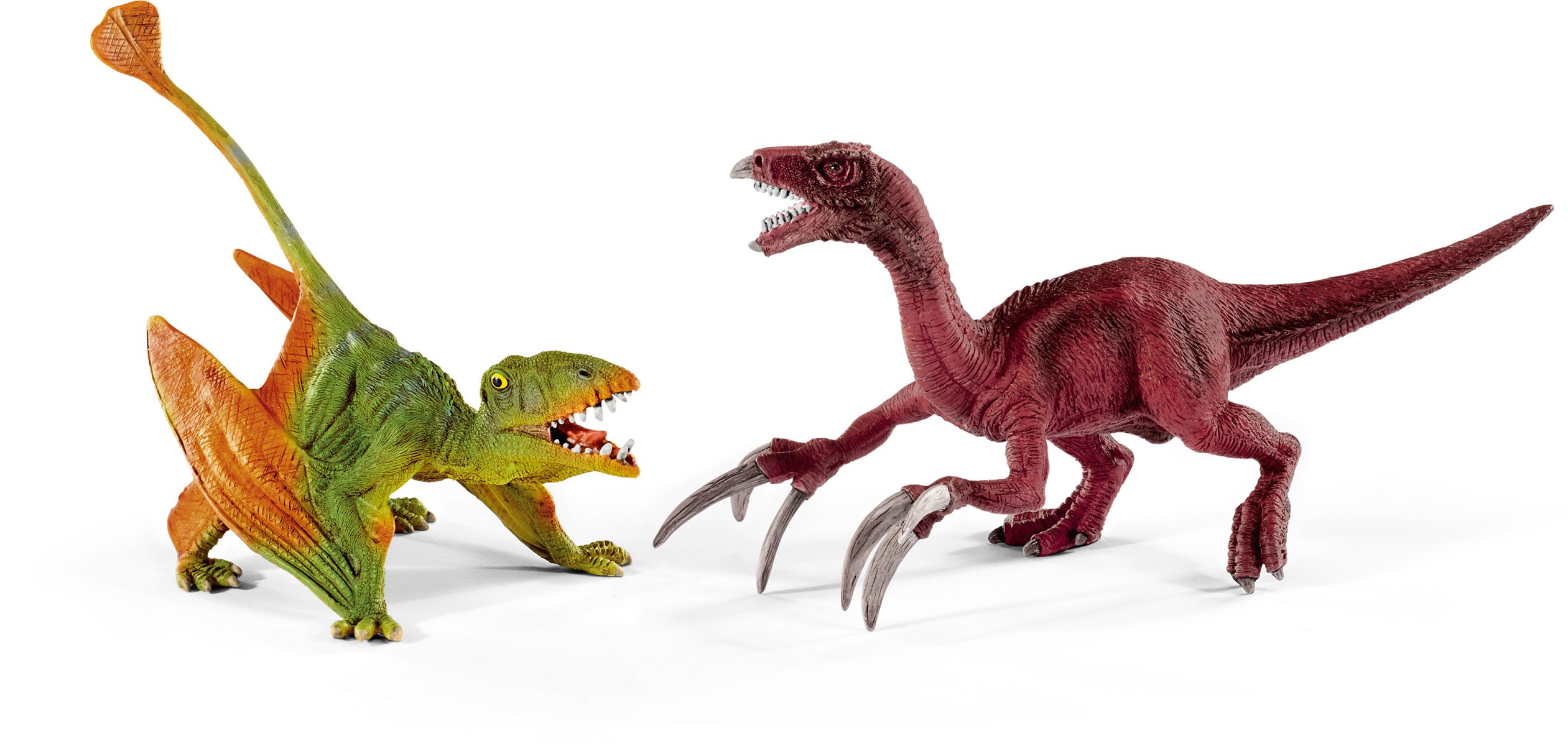 SCHLEICH 41425 - Dinosaurs Dimorphodon and Therizinosaurus, small
