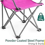 Trail Outdoor Leisure Eagle Kids Camping Chair Pink Lightweight Folding Chair view 4