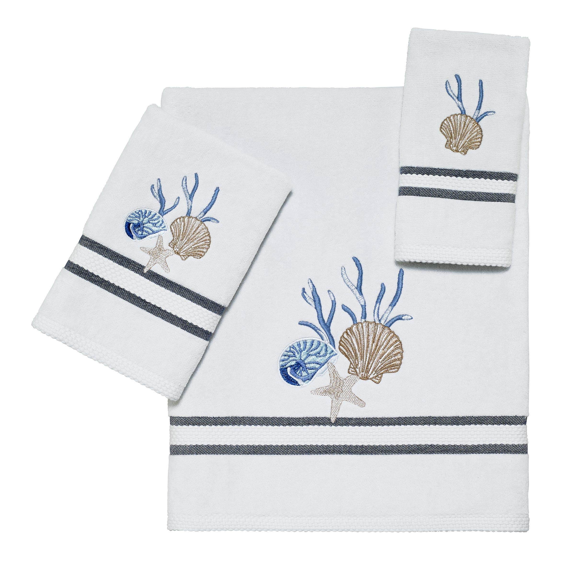 Avanti Linens - 3pc Towel Set, Soft & Absorbent Cotton Towels (Blue Lagoon Collection) — image 1