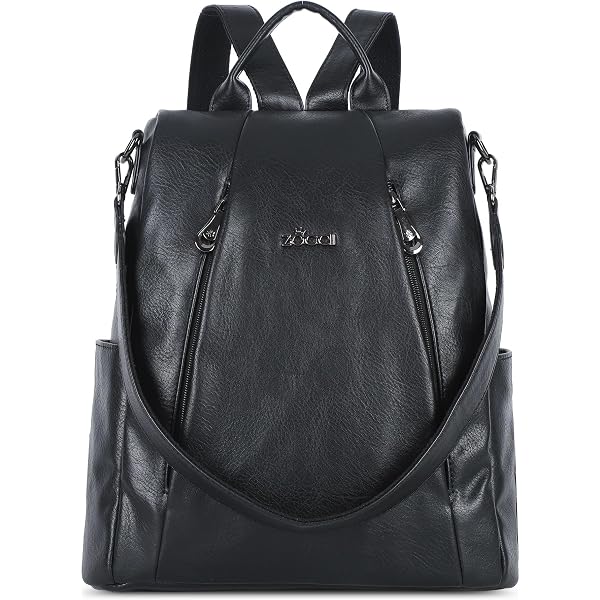 Amazon.com: FOXLOVER Soft Genuine Leather Backpack Purse For  display picture 3
