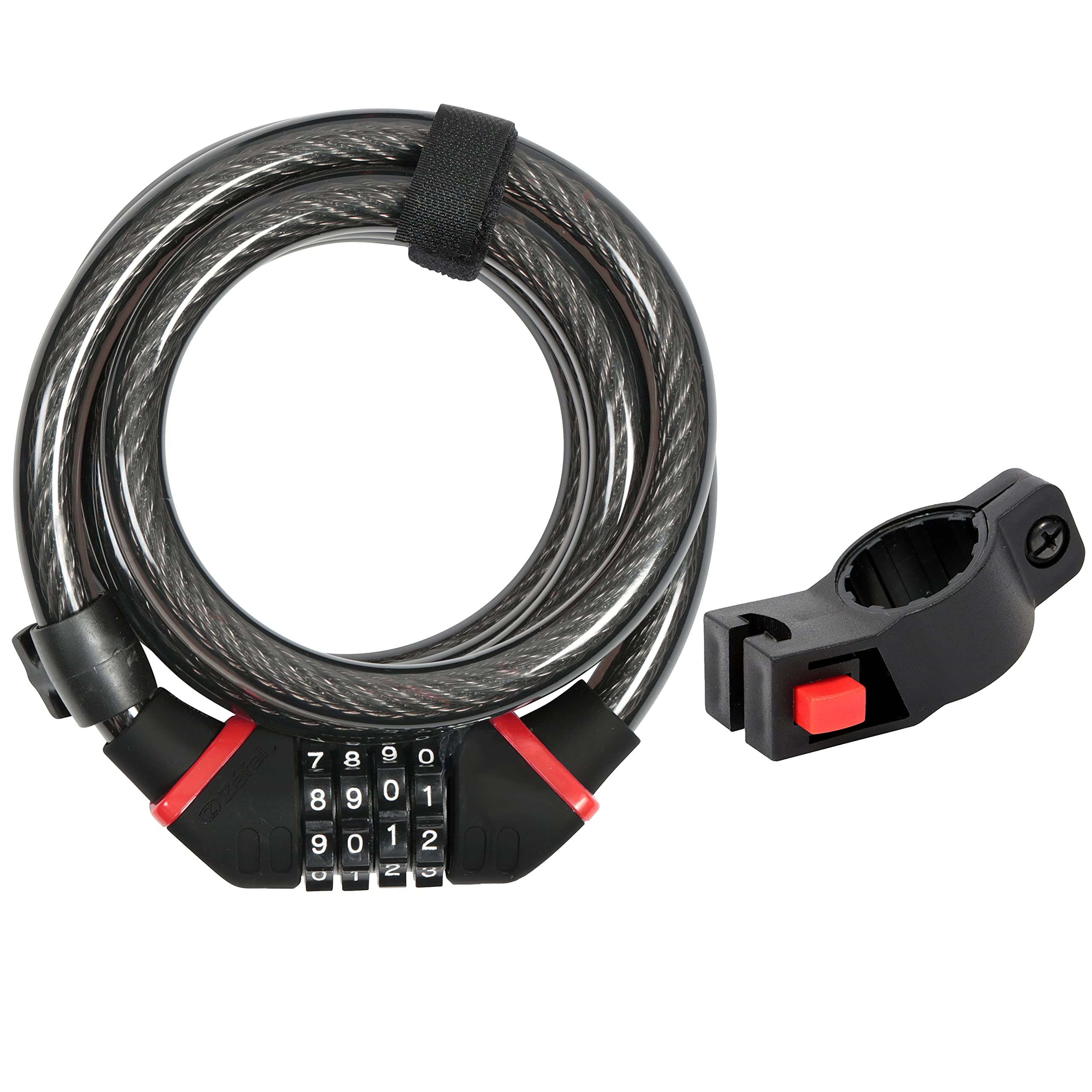 ZEFAL K-Traz C6 Code Combination Bicycle Lock, Black, 180 cm