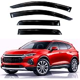 KPY Rain Guards Window Visors for 2019-2026 Chevy Blazer | Out-Channel Window Visors Vent Wind Deflectors 4PC, Car Accessories for 19-26 Chevrolet Blazer