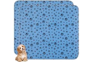 ESWIN Washable Pee Pads for Dogs,2 Pack Extra Large 54"x54" Super Absorbent Reusable Puppy Pads,Non-Slip 100% Waterproof Dog Pee Pad,Pet Training Pads for Couch, Crate,Potty Training,Floor