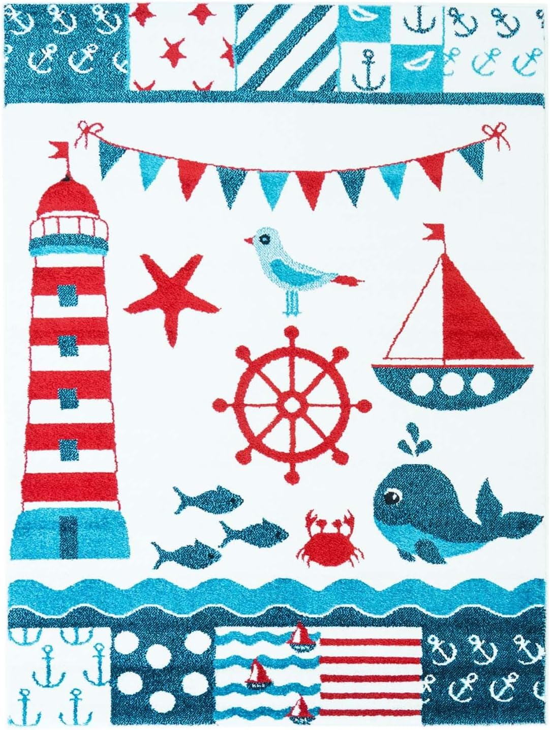 kids nautical rug