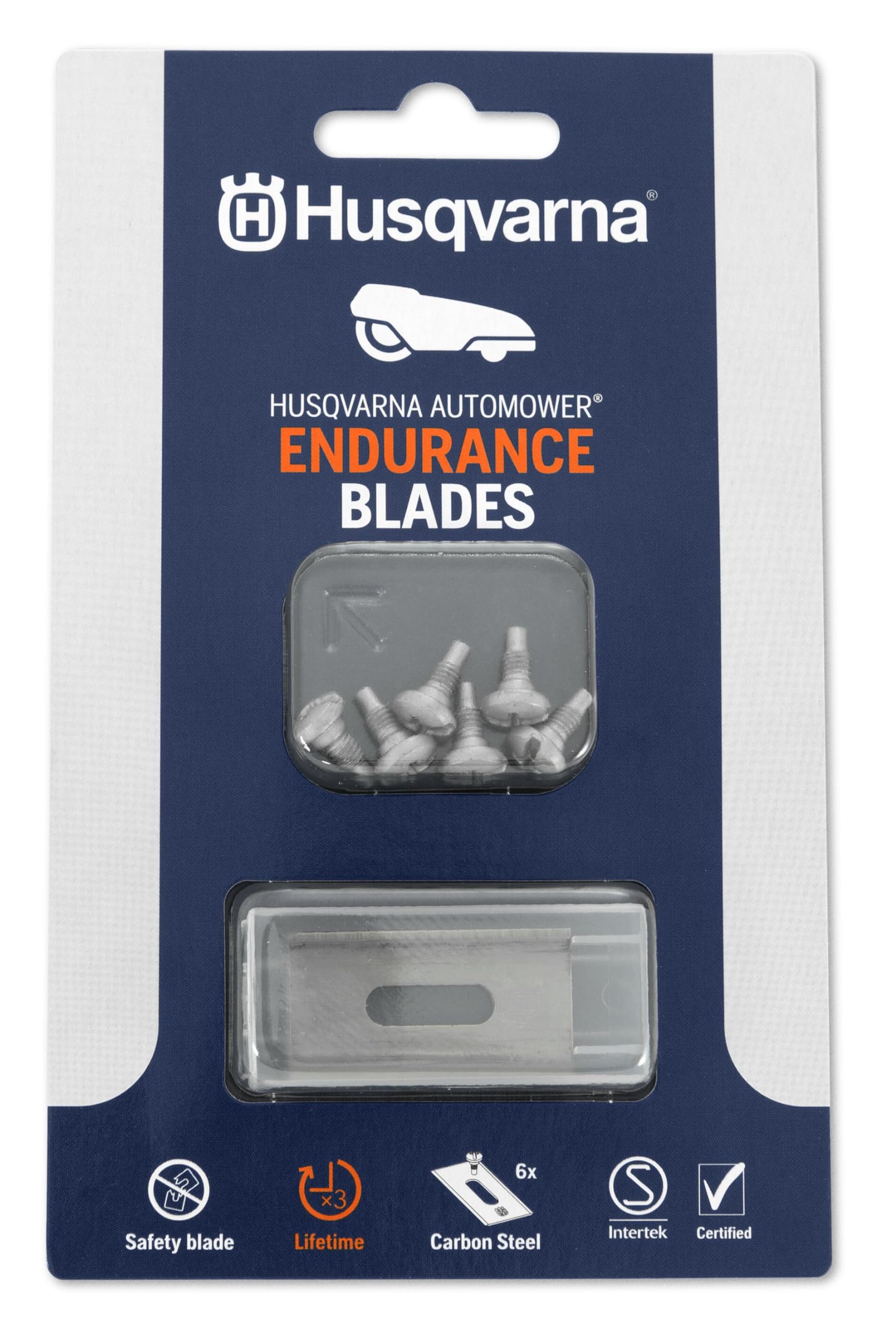 Husqvarna Automower Blades, Orange/Gray