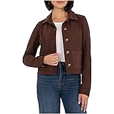 KUT from the Kloth womens Matilda - Crop Trucker Jacket W/Patch Pockets