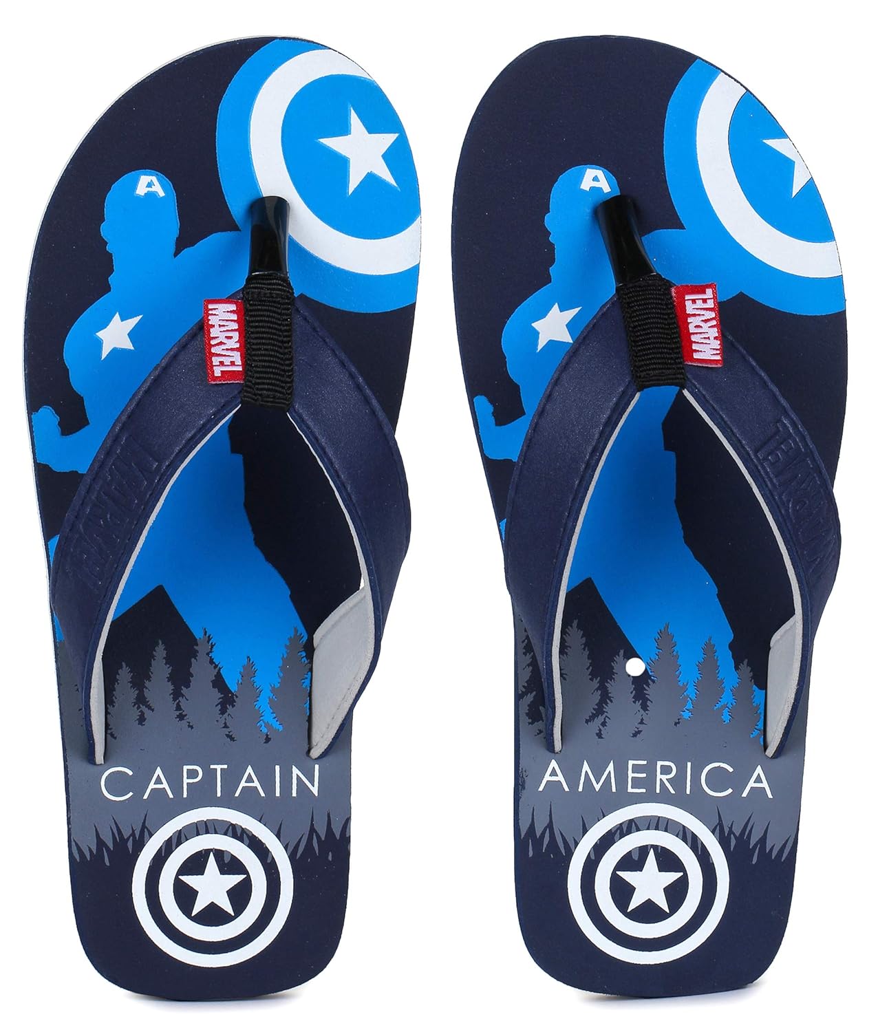 mens navy flip flops