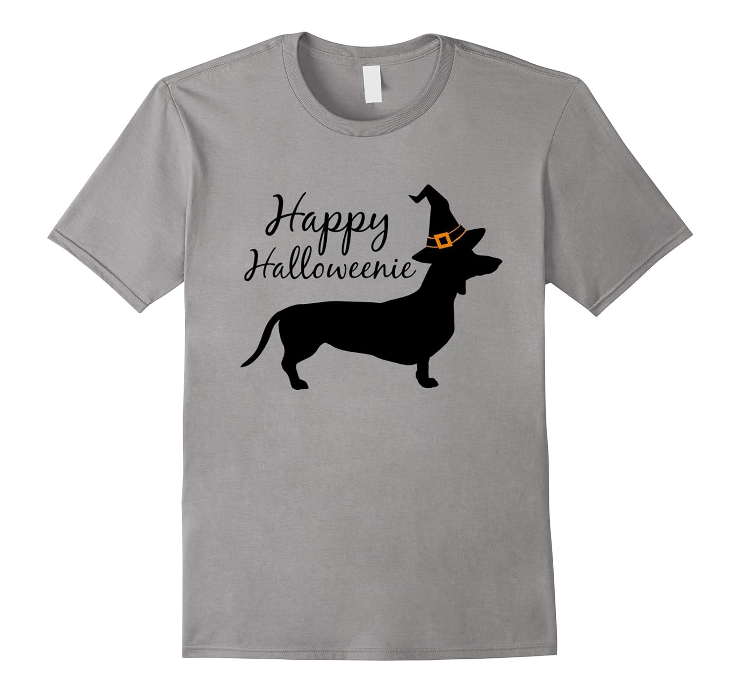 Happy Halloweenie Dachshund Wiener Dog Halloween T-shirt-ANZ