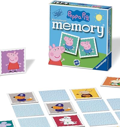 Ravensburger Peppa Pig Mini Memory Game Matching Pairs Kids 3+