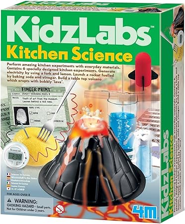 Amazon Com 4m Kitchen Science Kit Diy Chemistry Experiment Lab Stem Toys Gift For Kids Teens Boys Girls 3806 Toys Games